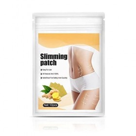 DHliIQQ Gingembre Corps Sculptant Soins de Santé Autocollants Ventre Acupoint Lumière Autocollants Façonnant Minceur Raffermi