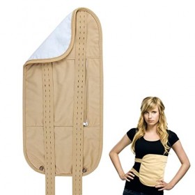 Emballage dhuile de ricin,Emballage en coton pour huile de ricin - Aide auto-conditionnée à lhuile de ricin réutilisable po