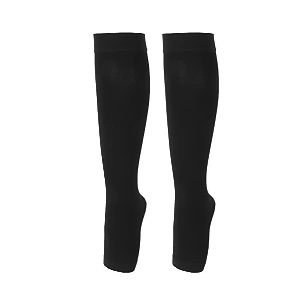 Bas de compression sans orteils, chaussettes de compression antidérapantes respirantes douces confortables pour les rencontre