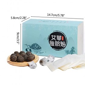 YuanDan 30 pièces Detox Minceur du Ventre Pellet Naturel Chinois À Base De Plantes du Ventre Autocollant Absinthe Nombril Aut