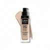 NYX Professional Makeup Fond de Teint Liquide Couvrant Tenue 24h Cant Stop Wont Stop, Waterproof, Fini Mat, Teinte : Alabas