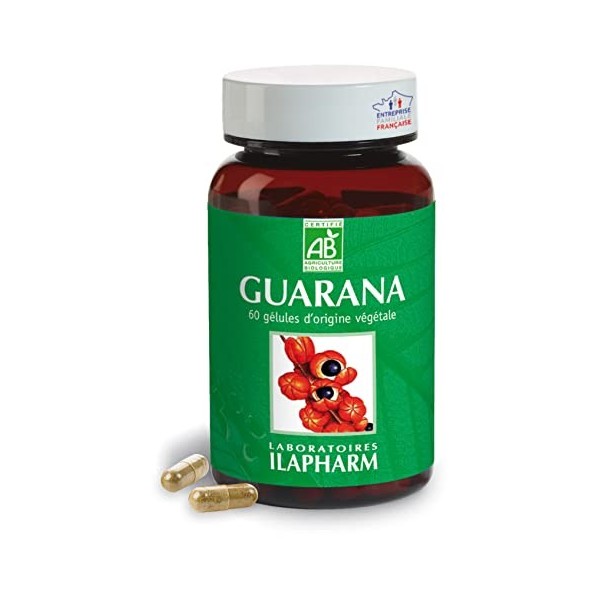 Laboratoires Ilapharm - GUARANA BIO - Brûle-graisses - Flacon de 60 gélules