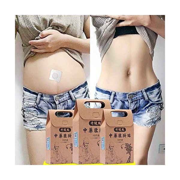 30Pcs Slim Patch Fat Burning Rapide Perte De Poids Minceur Patch Taille Abdominal Fat Body Slim Perte De Poids Nombril Autoco