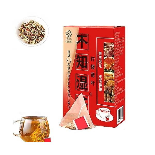 32 Flavors Liver Care Tea, Dampness Removing Tea,Health Liver Care Tea,Liver Clearing Tea for All People 1PCS 