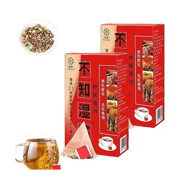 32 Flavors Liver Care Tea, Dampness Removing Tea,Health Liver Care Tea,Liver Clearing Tea for All People 1PCS 