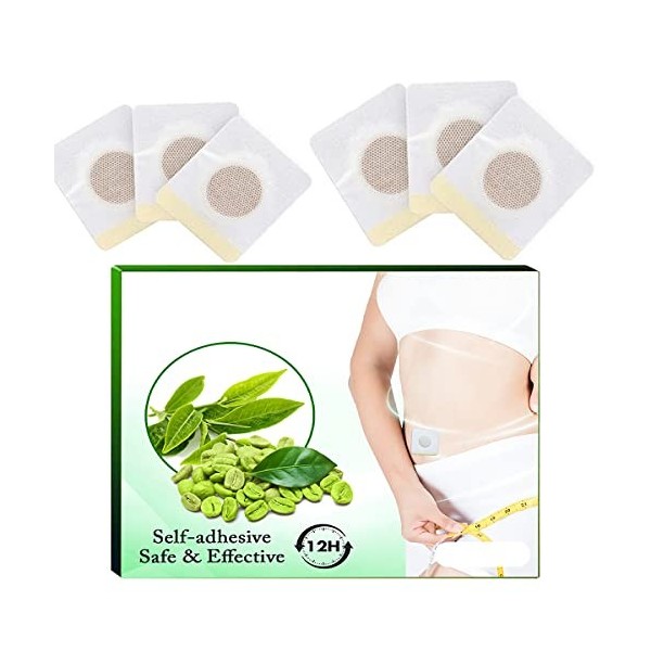 Patch Amincissant Pour Le Ventre 30pcs Patch Mince DArbre à Thé Naturel, Patch Amincissant Pour Le Nombril Pour Hommes Et Fe