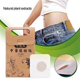 Coussin Mince, Patchs Minceur, Bâton Minceur, Boîte de Patchs Amincissants Nombril Bâton Perte de Poids Feuille Adhésive de P