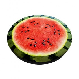 Pastèque Végétarien Végétalien Plante Verte Fruit PopSockets PopGrip - Support et Grip pour Smartphone/Tablette avec un Top I