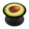 Avocat Végétarien Végétarien Végétalien Plante Verte Fruit PopSockets PopGrip - Support et Grip pour Smartphone/Tablette avec