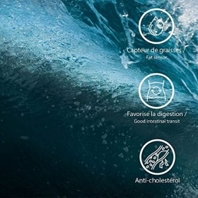 CHITOSAN dOrigine Naturelle, Fibre alimentaire de Haute Qualité de Carapaces de Crustacés, aide au Contrôle du Poids, 90 gél