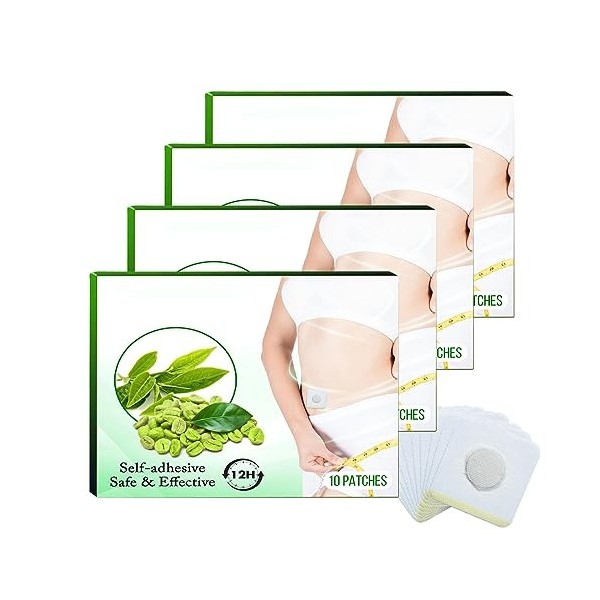 Eelhoe - La solution naturelle de perte de poids,Detox Slimming pa_tches Weight Loss,Patchs naturels à base de plantes pour h