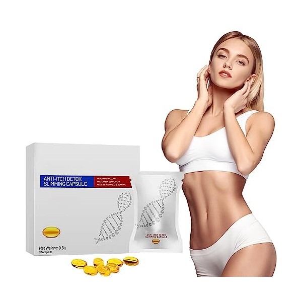 FemiPure Anti-Itch Detox Slimming Capsule Suppository, Soothe&Slim Anti-Itch Detox Slimming Capsule, Anniecare Instant Anti-I