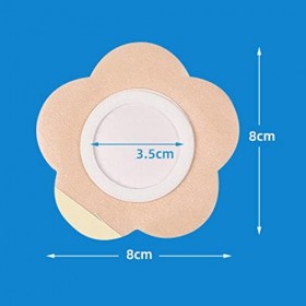 TOOYFUL 100 PCS Autocollants de Nombril, Patch Ventre en Tissu Non Tissé, Acupoint Autocollant Vierges Anti-flatulence, Navel