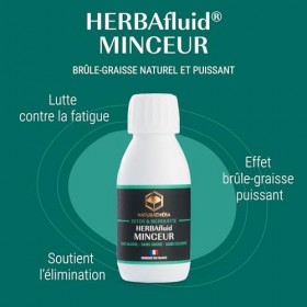 Naturathéra HERBAFLUID MINCEUR - Complément Alimentaire Brûle-Graisses et Coupe-Faim, à base de plantes - 125 ml - Fabriqué e