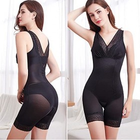 Body Shapewear, respirant, confortable, humanisé, pratique, ceinture, conception de col en V, conception dentrejambe ouverte