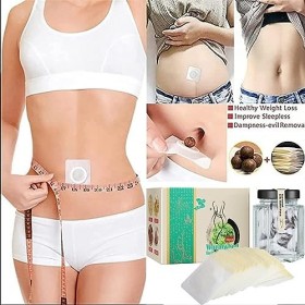 LYEVA Pastilles de détox pour Le Ventre, remède Ancien, 30/60/90/120 pièces, Autocollant pour Nombril à larmoise, Patch pour