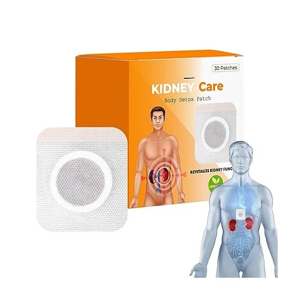 cretopwin ATTDX KidneyCare Body Detox Patch, revitalise Les Fonctions rénales, améliore la santé du Corps Ocerall, favorise l