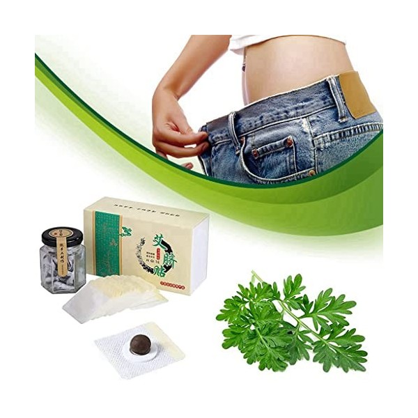 Effective Ancient Remedy Healthy Detox Slimming Belly Pellet – Brûle des graisses – Patch fin anti-cellulite & Fat Burning Qu