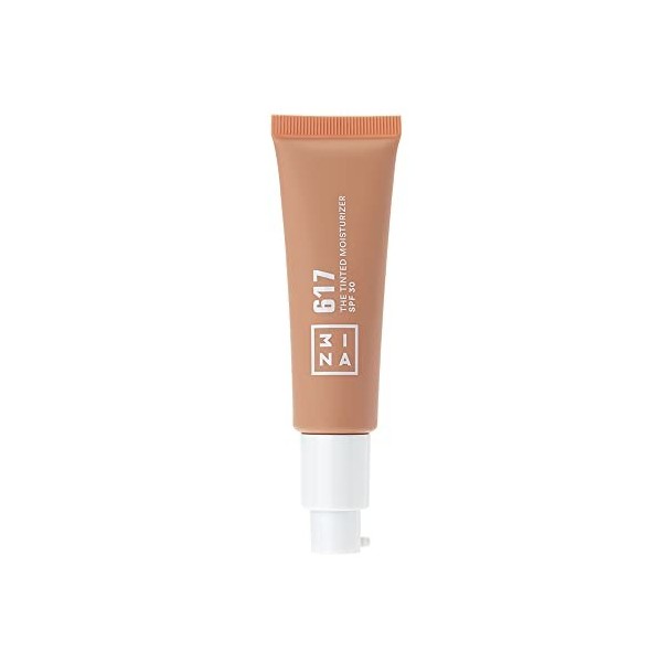 3INA MAKEUP - The Tinted Moisturizer SPF30 622 - BB Crème Sable Foncé - Fond de Teint avec Acide Hyaluronique et Crème Solair