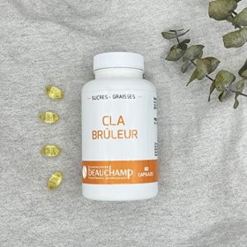 Laboratoire Beauchamp - Complément alimentaire CLA BRULEUR - 60 capsules - Élimination des graisses - Belle silhouette - Aide