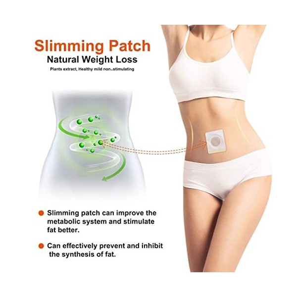 Updays 120 PCS Navel Patch, Effective Healthy Ancient Remedy Slimming Belly Pellet, Mugwort Navel Sticker, Perfect Detox Slim