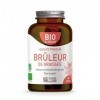 BRULEUR DE GRAISSE BIO, VEGAN - Guarana, Maté Vert, Favorise la Combustion des graisses, Perte de Poids, 60 gélules - Laborat