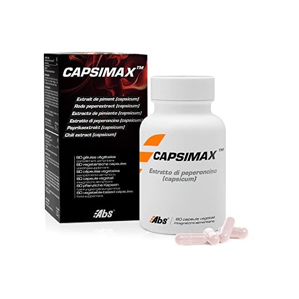 Capsimax * 315 mg / 60 gélules * Extrait de piment capsicum 