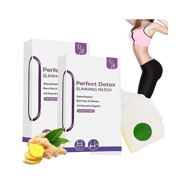 Perfect Detox Slimming Patch, Slim Patches for Belly Weight Loss, Slim Patch for Weight Loss Boxed, Womens Perfect Detox Sli