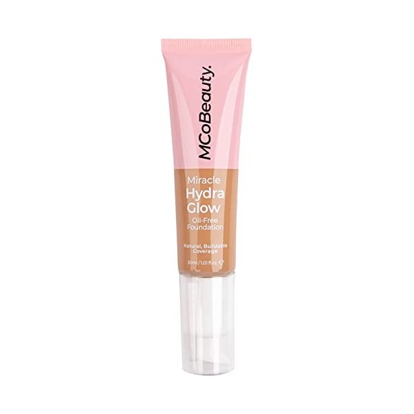 MCoBeauty Miracle Hydra Glow Oil-Free Foundation - Warm Beige For Women 2 oz 1.01oz Miracle Hydra Glow Oil-Free Foundation, 0