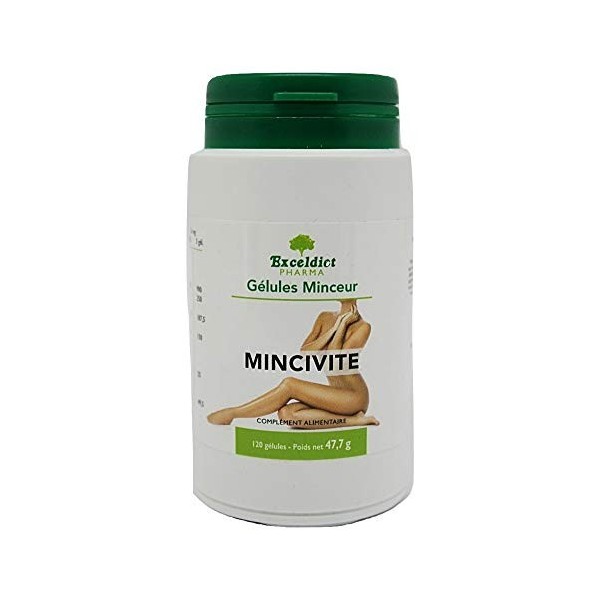 Minceur 4 - Produits Minceur - Nettoie avant Perte de poids - 480 gélules - Cure renouvalable