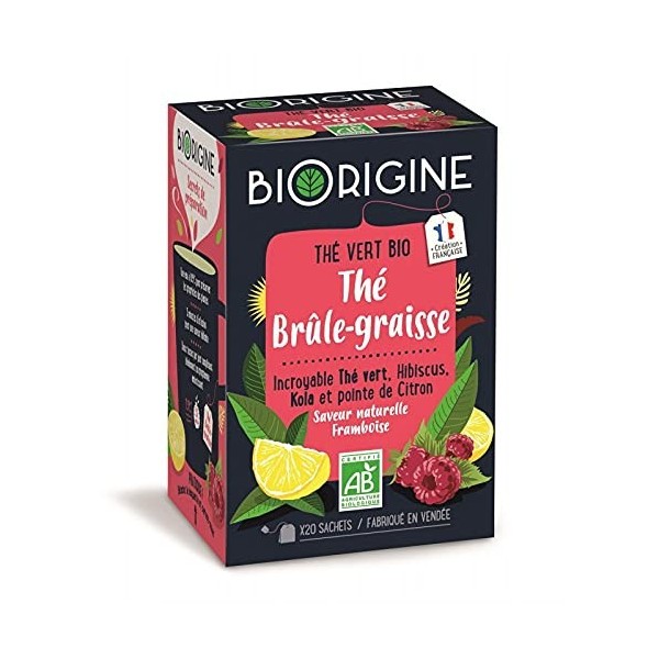 BIORIGINE - Thé Brûle Graisse Sachets 32G - Lot De 3