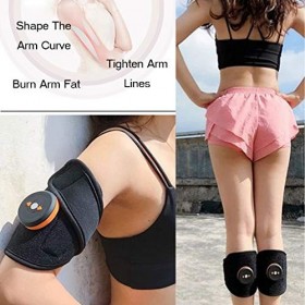 1 Paire Minceur Ceinture, Bras Amincissant le Rejet de la Ceinture avec Technologie Micro Current, 10 Modes Intelligents Régl