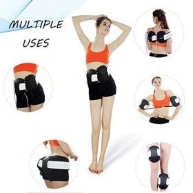 ZhiLianZhao Bras Exerciseur Machine, Minceur Ceinture avec 9 Niveaux de Température Constante Réglable, Rechargeable et Intel