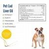 Nordic Naturals WILD ARTIC COD LIVER OIL Omega 3 Fatty Acid For Dogs + Cats 8 oz