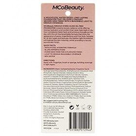 MCoBeauty Miracle Hydra Glow Oil-Free Foundation - Medium Buff For Women 1.01 oz Foundation