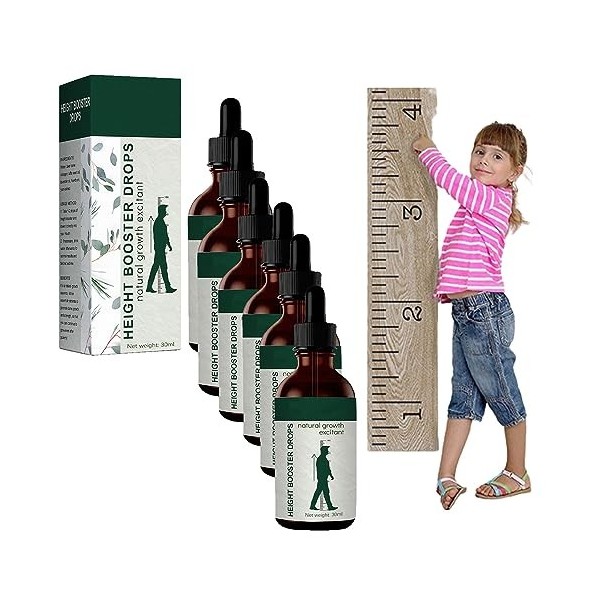 Cliqkwen Medicare Height Booster Drops,Height Booster Drops, Sci-Effect Height Growth Oil,Plant Extract High Oil for Adolesce