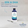 Nordic Naturals, Ultimate Omega, 2840mg Omega-3, Huile de Poisson avec EPA et DHA, Goût Citron, 119ml, Testé en Laboratoire, 