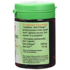 Huile dOnagre bio - 60 capsules - Bien-être intime des femmes matures