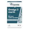 Vitavea - Complément Alimentaire Cardio Vasculaire, Bien Être - Omega 3 Marin Huile de Poisson - Source dEPA et DHA - 60 C
