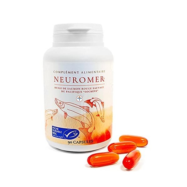 NUTRILYS - Neuromer® - Complément Alimentaire - Oméga 3/6/9, Vitamines A/D, + de 30 Acides Gras - 90 capsules