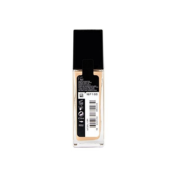 Maybelline New York Make Up Fit Me! Fond de teint SPF18 pour peaux sans défaut Tous types de peau N°118 Beige clair 30 ml