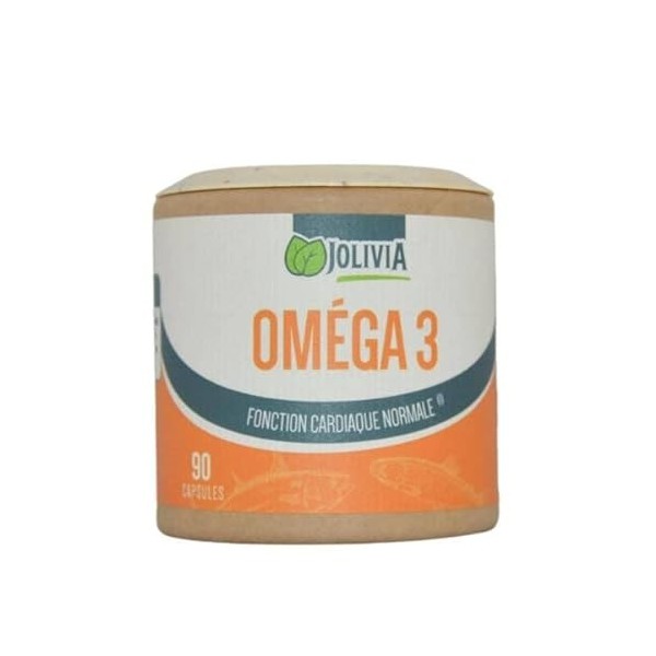 Oméga 3-90 capsules de 500 mg | Format Capsule | Complément Alimentaire | Fabriqué en France