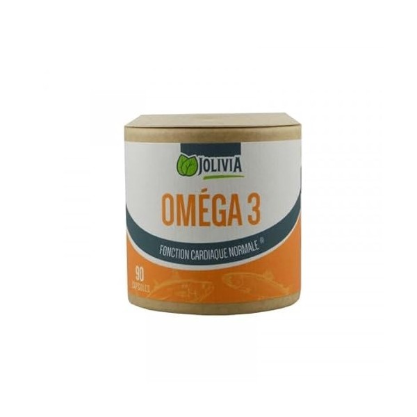 Oméga 3-90 capsules de 500 mg | Format Capsule | Complément Alimentaire | Fabriqué en France