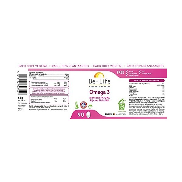 Be-Life - Omega 3-90 Caps