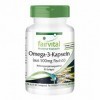 Fairvital | Omega-3 capsules dhuile de poisson - 500mg 1 mois - Fortement dosé - 90 gélules - avec lEPA et le DHA