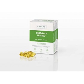 Complément Oméga 3 Ultra DHA Végétal Vegan - Algues 30 capsules Mémoire Cerveau Vision - Lavilab