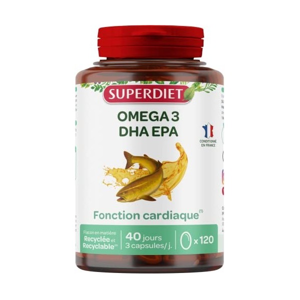 SUPERDIET - OMEGA 3 - 120 capsules
