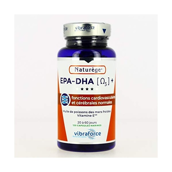 Naturège EPA-DHA+ Oméga 3 120 Gélules