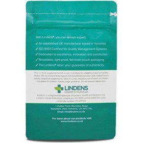Lindens Huile de poisson oméga 3, 1&nbsp;000 mg en gélules | 90 Lot | 1050mg d’acide gras oméga 3 DHA & EPA pour 2 capsules. Contr